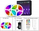 10meter - RGB, Bluetooth-Musikk LED stripe 230V  thumbnail