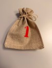 Adventskalender 24 tøyposer med knytting thumbnail