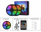 3meter USB/12V, RGB, Bluetooth-Musikk LED stripe thumbnail