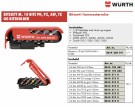 WÜRTH BITSSETT M. 10 BITS PH, PZ, AW, TX thumbnail