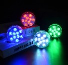 RGB LED lys puck på batteri thumbnail
