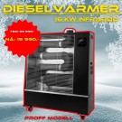 DIESELVARMER 16 KW INFRARØD - PROFF thumbnail