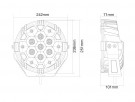 W-light booster 9 inch - ECE R112 - 1@lux 728 meter! thumbnail