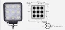 BESTSELGER! 45W OSRAM 5 INCH SPREDNING, E-MERKET thumbnail