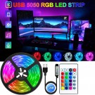 BESTSELGER! RGB LED 2, 3 ELLER 5 METER M/USB thumbnail