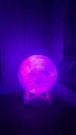 RGB LED Månelampe med stativ thumbnail